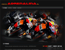 Tablet Screenshot of moto-adrenalina.pl